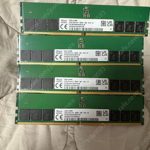 하이닉스 DDR5 5600 32*4 풀뱅 128G 081N A다이언락