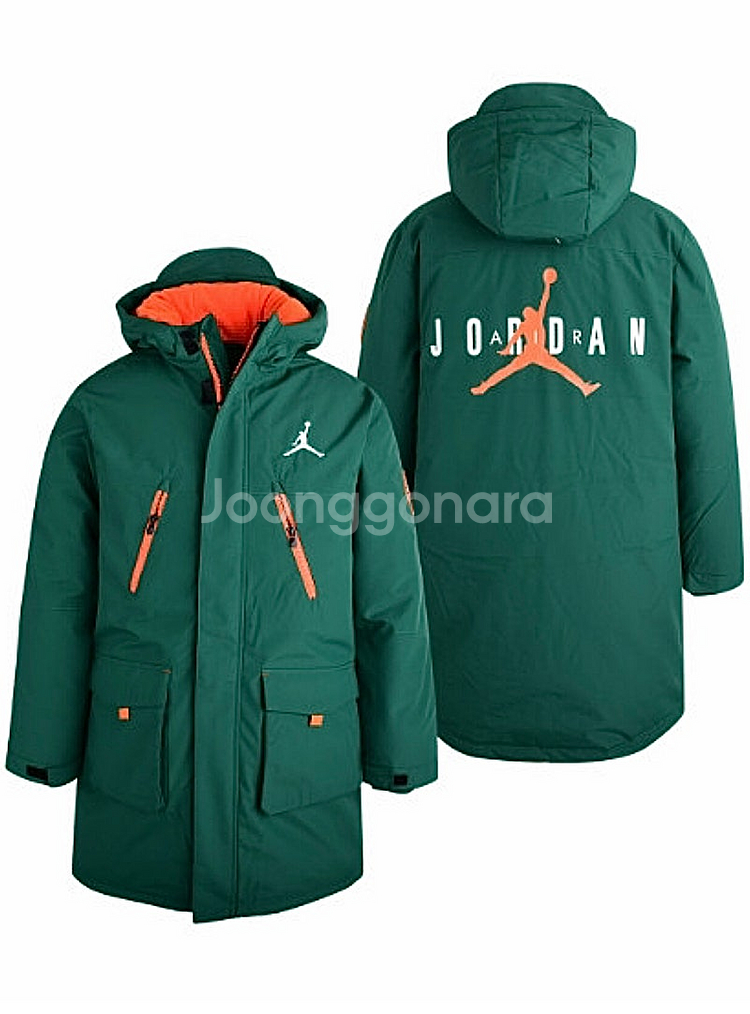 나이키 조던 키즈 패딩 140 그린 (새제품)--0