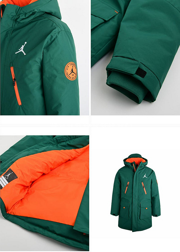 나이키 조던 키즈 패딩 140 그린 (새제품)--2