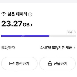 SKT데이터 2기가 3,000원에 판매합니다.