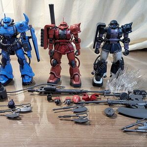 HGUC, HG 디 오리진 건프라 가조립 10가지 판매합니다.