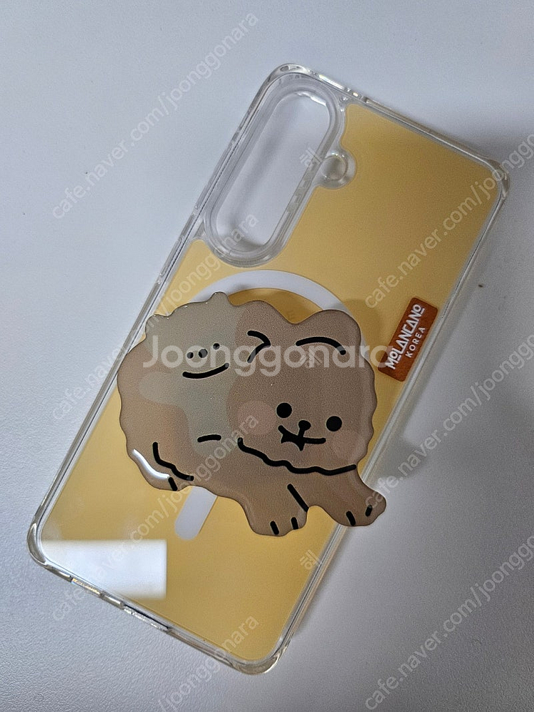 갤럭시 s24 강아지 그립톡 핸드폰 케이스 개봉한 새상...--0