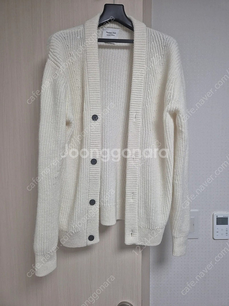 마시모두띠 24fw 울블렌드 가디건(아이보리) m--1