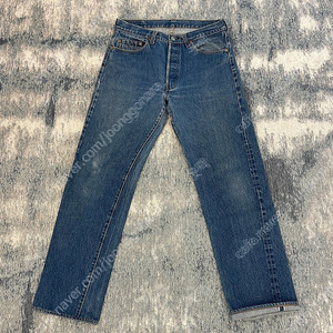 [32-32.5] 1981 USA Levi's 501 Selvedge Deni m Pants, Button 524 (34X36)