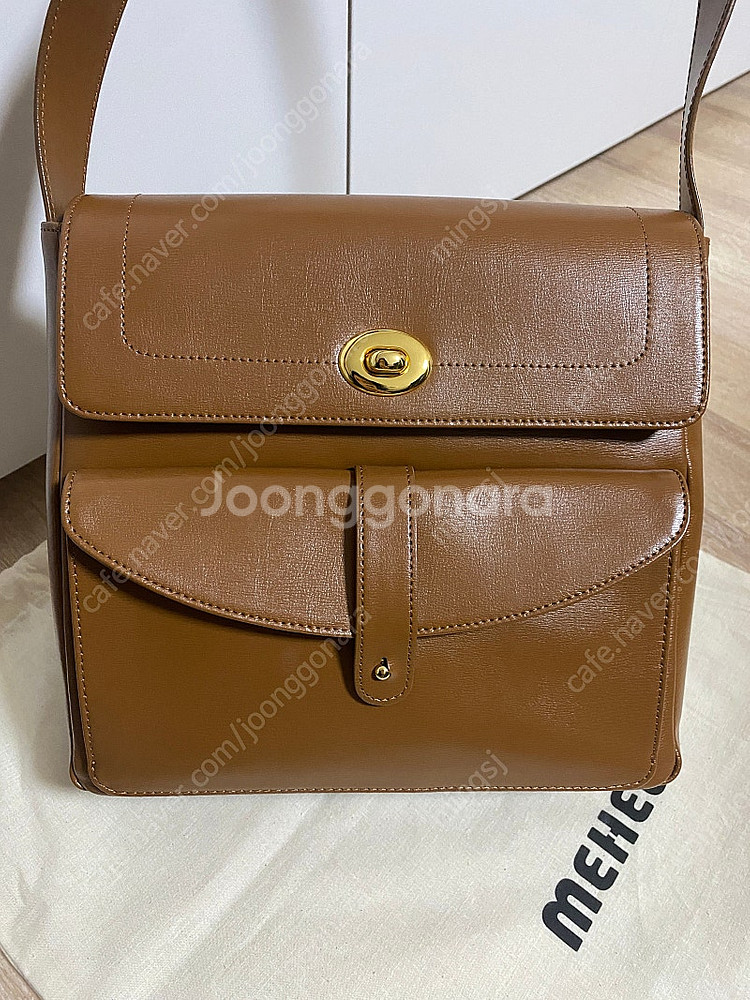 메흐가방 에밀리 숄더백 브라운 (아이패드수납)--5