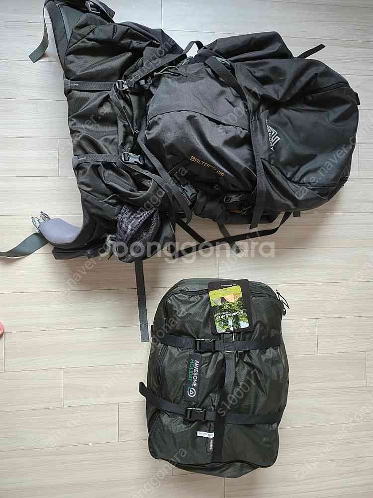 백패킹 포기하고,(배낭,텐트등..)새 상품 판매합니다.--0