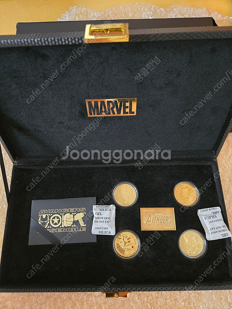 마블 순금코인 4개 총40g--2