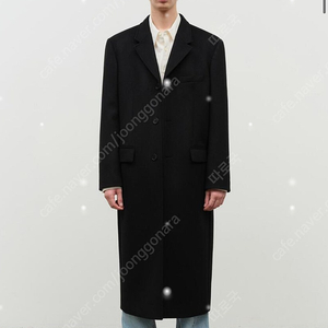 구매) 던스트 Dunst 2-Way 3 Button Cashmere Coat Black [XL]