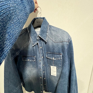 노이스 M WESTERN DENIM SHIRTS - BLUE 라지