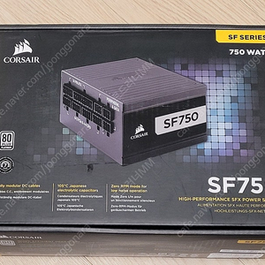 커세어 SF750 sfx 750W itx용 파워 서플라이 판매합니다.