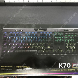 커세어 K70 Mk2 + 마우스패드