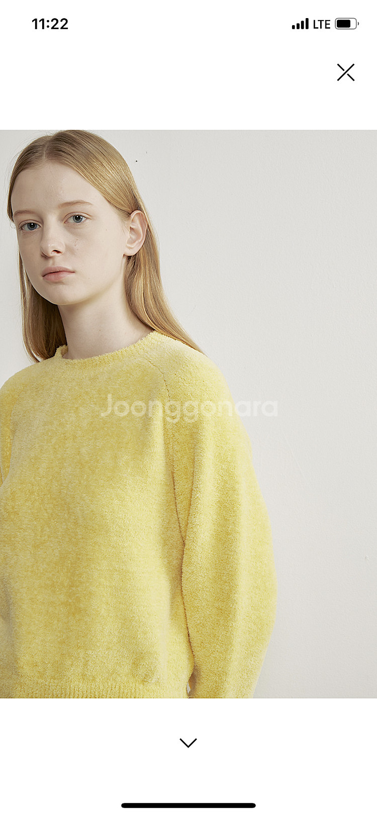 (한섬팸셀/새상품) 한섬 패밀리세일 더캐시미어 플러피 니트 스웨터 85사이즈--3