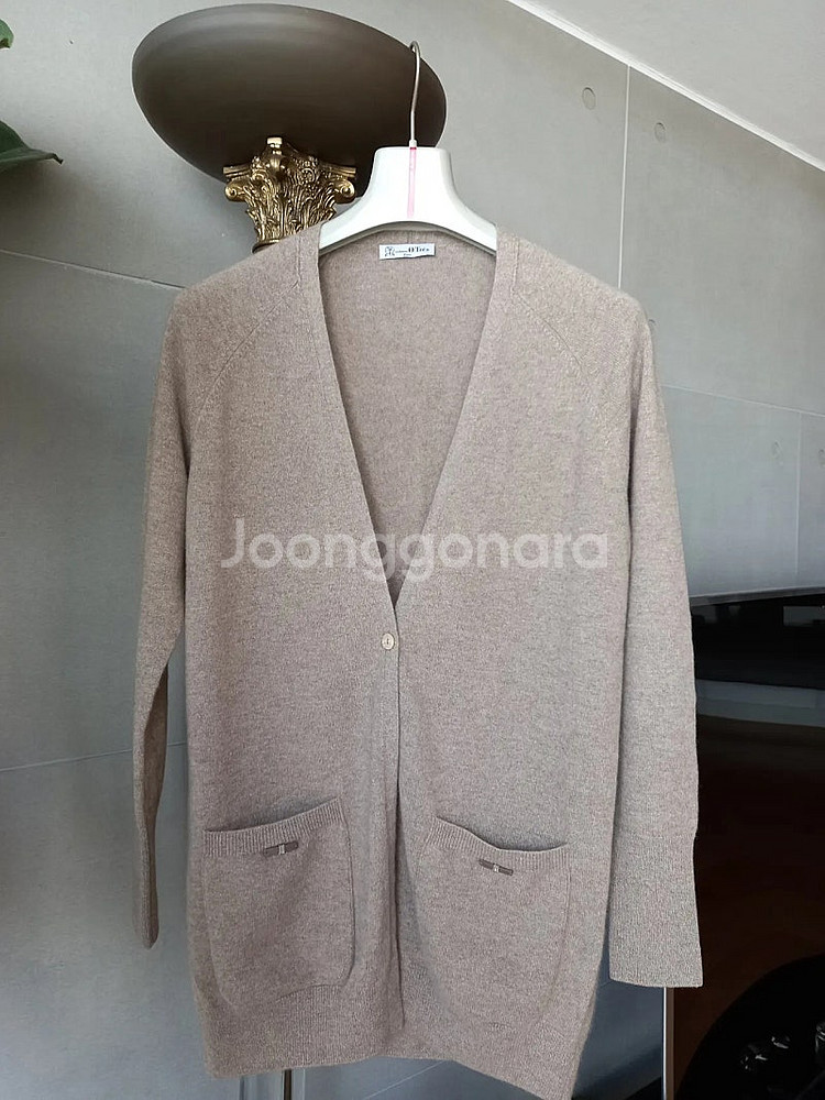 몽골산 캐시미어100% 니트 롱가디건 새제품--2