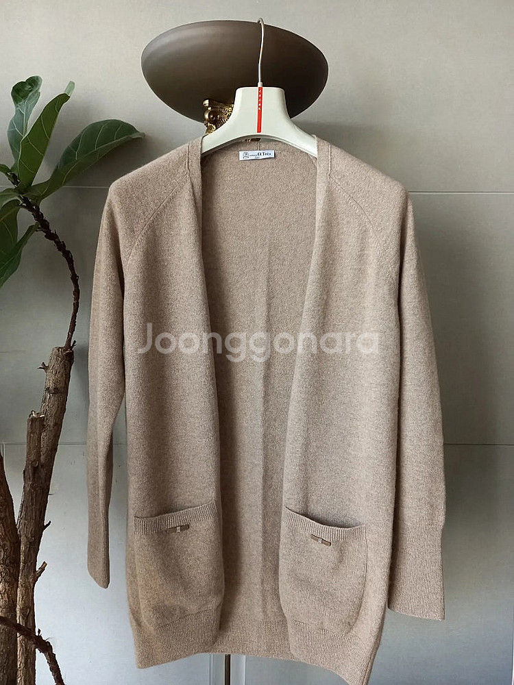 몽골산 캐시미어100% 니트 롱가디건 새제품--5