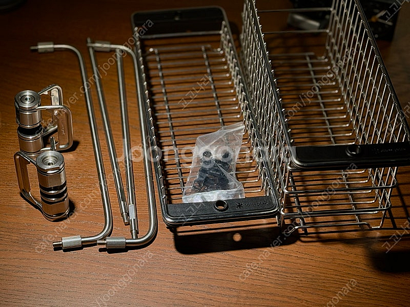 스노우피크 TTA 테이블탑 아키텍트 세트 (클램프2 + 유닛프레임 + 메시트레이 하프 딥/샤로)--0