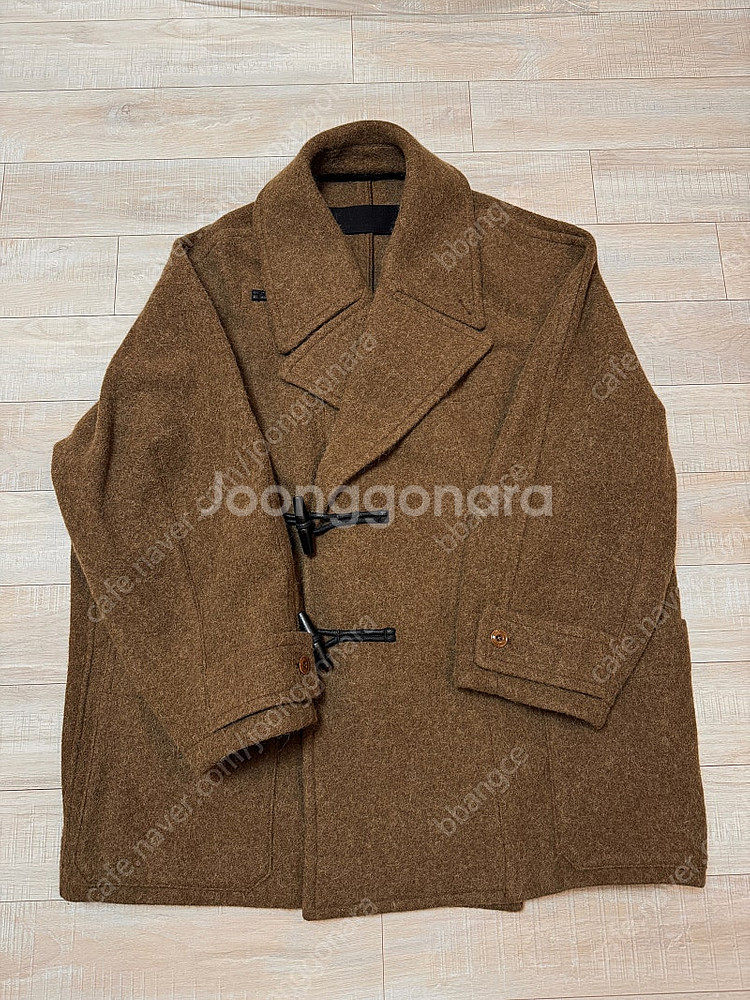 르메르 24fw 숏더플코트 46 브라운 새상품--2