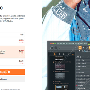 fl studio 시그니처 정식버전 판매합니다.