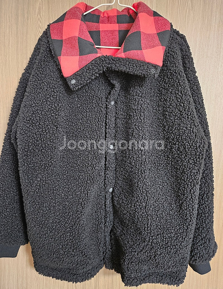 베베베베 크리스마스 리버시블 자켓 키즈L,어덜트M--1