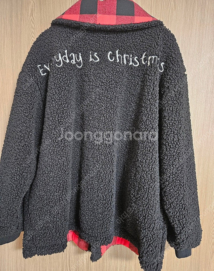 베베베베 크리스마스 리버시블 자켓 키즈L,어덜트M--3