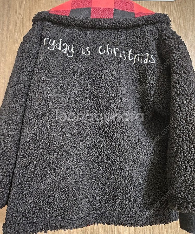 베베베베 크리스마스 리버시블 자켓 키즈L,어덜트M--6