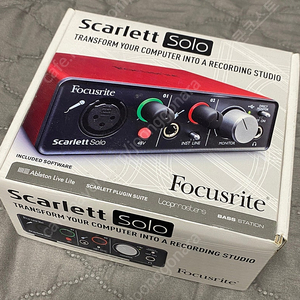 녹음 세트 판매(MS108E, 팝필터 / SHR440 SHURE / MXL990 / 스칼렛 솔로 포커스라이트 1세대 Scarlett solo focusrite)