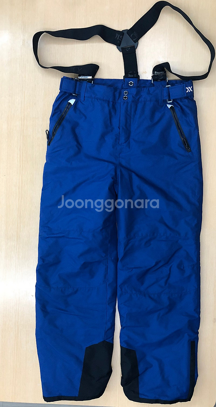 150사이즈 디스커버리 스키패딩바지 정품 파랑색 키즈--0