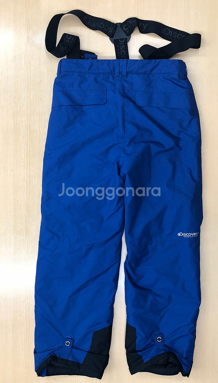 150사이즈 디스커버리 스키패딩바지 정품 파랑색 키즈--1