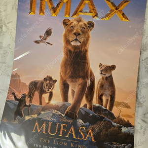 라이언킹 무파사 IMAX 포스터 (아이맥스)