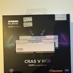 클레브 KLEVV CRAS V DDR5-6000 CL30 32GB 화이트 서린 [미개봉]