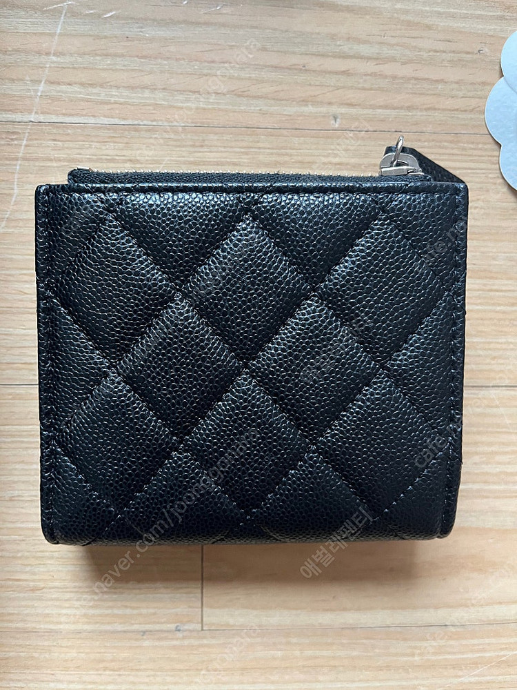 샤넬 chanel 반지갑 AP3388 블랙 은장--2