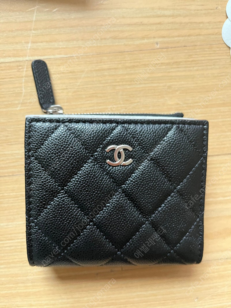 샤넬 chanel 반지갑 AP3388 블랙 은장--7