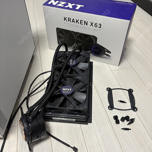 nzxt kraken x63 & h510 matte white 케이스