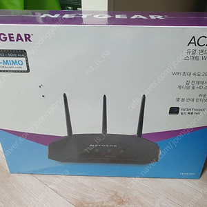 넷기어(Netgear) AC2000 듀얼밴드 기가비트 공유기 미개봉 새상품 판매합니다.