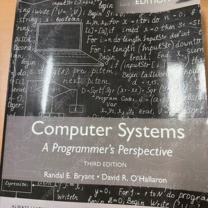 CSAPP 컴퓨터 시스템 / Computer System A Programmer's perspective third edition