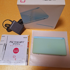 미품급 닌텐도 DS LITE 아이스블루 일본판 박스셋