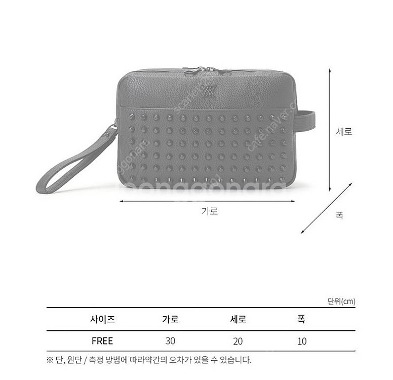 어뉴 정품 블랙 파우치백--6
