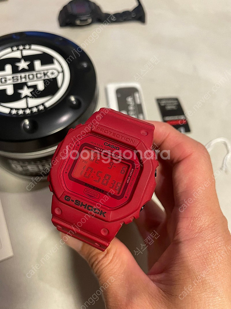 DW-5635c-4JR 35주년 레드 풀박--0