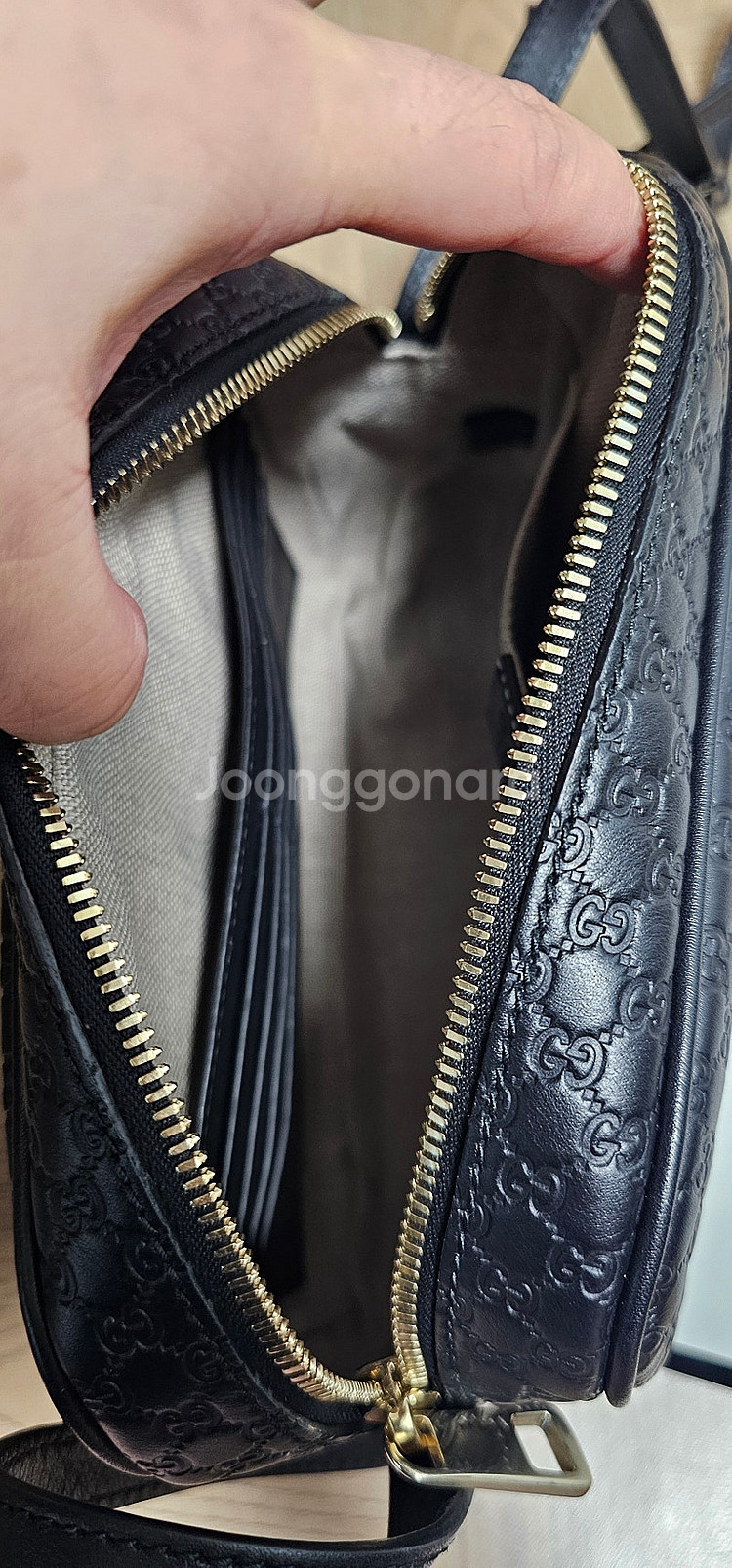 구찌 마이크로시마 디스코 크로스백--2