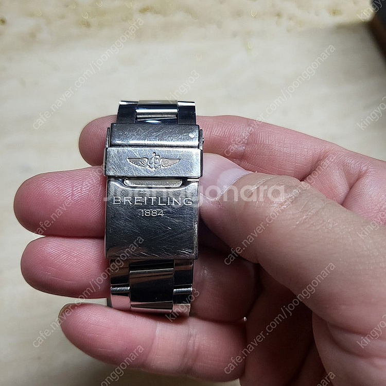 브라이틀링 어벤져2GMT 검판--4