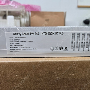 갤럭시북 PRO 4 360 NT960QGK-K71AG 미개봉 판매 합니다.