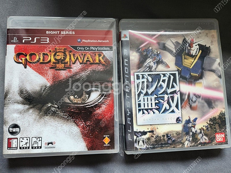 PS3 갓오브워3 + PS3 건담무쌍 - 10000원 ...--0