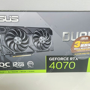 (미개봉) 아수스 RTX4070 O12G OC D6X 12GB 팝니다