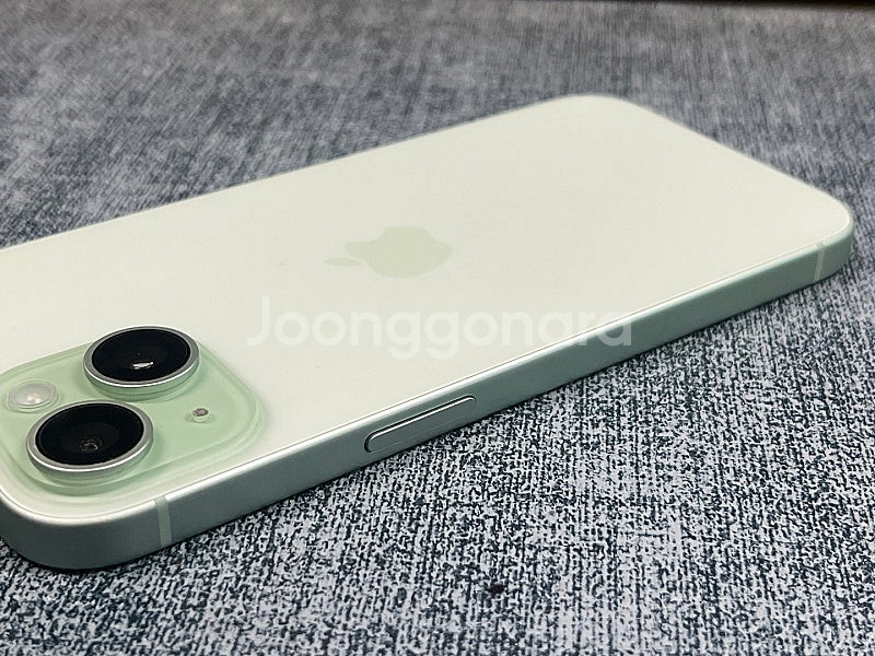 (자급제) 아이폰15 512G 그린 새상품급 단말기 실...--4