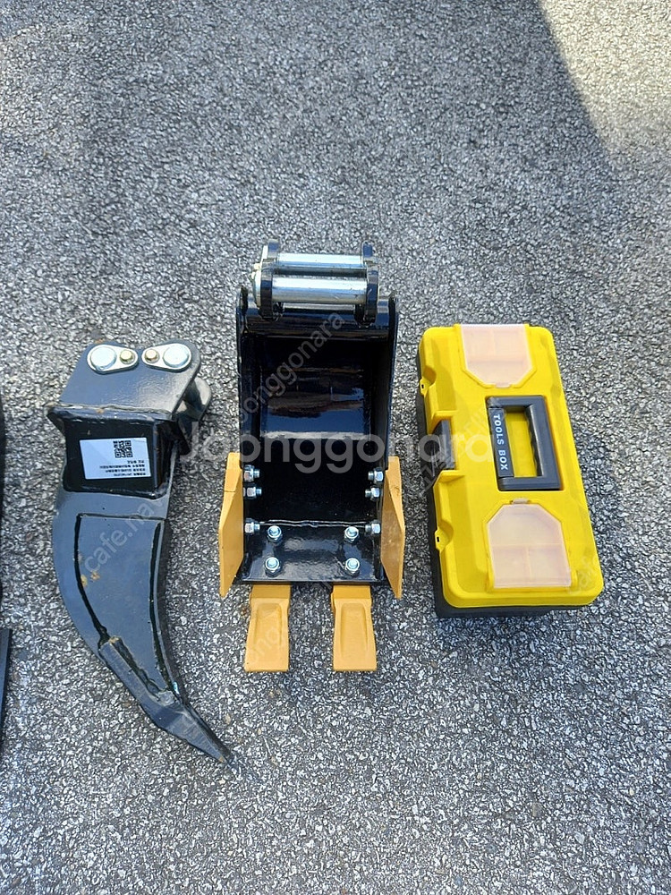 1톤짜리 포크레인 미니굴삭기 010 농장용 소일꺼리용 집게장착 포함 바가지 6종--6