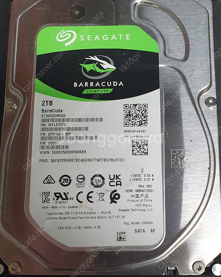 하드 4TB, 3TB, 2TB, 1TB 등 각각 팝니다...--8