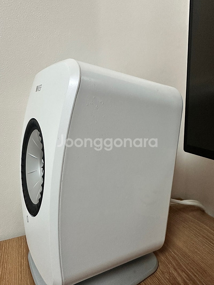 kef lsx 화이트+정품p1스탠드 판매합니다--3