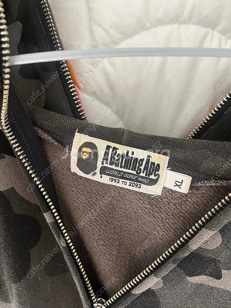 베이프 bape 타이거 후드집업 투웨이--4