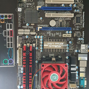 AMD FX-8120 8Core 3.1Ghz + Asrock 870i cafe + 32GB (8G x 4)