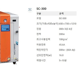 대용량 스팀세차기 스팀코어 300모델 팝니다