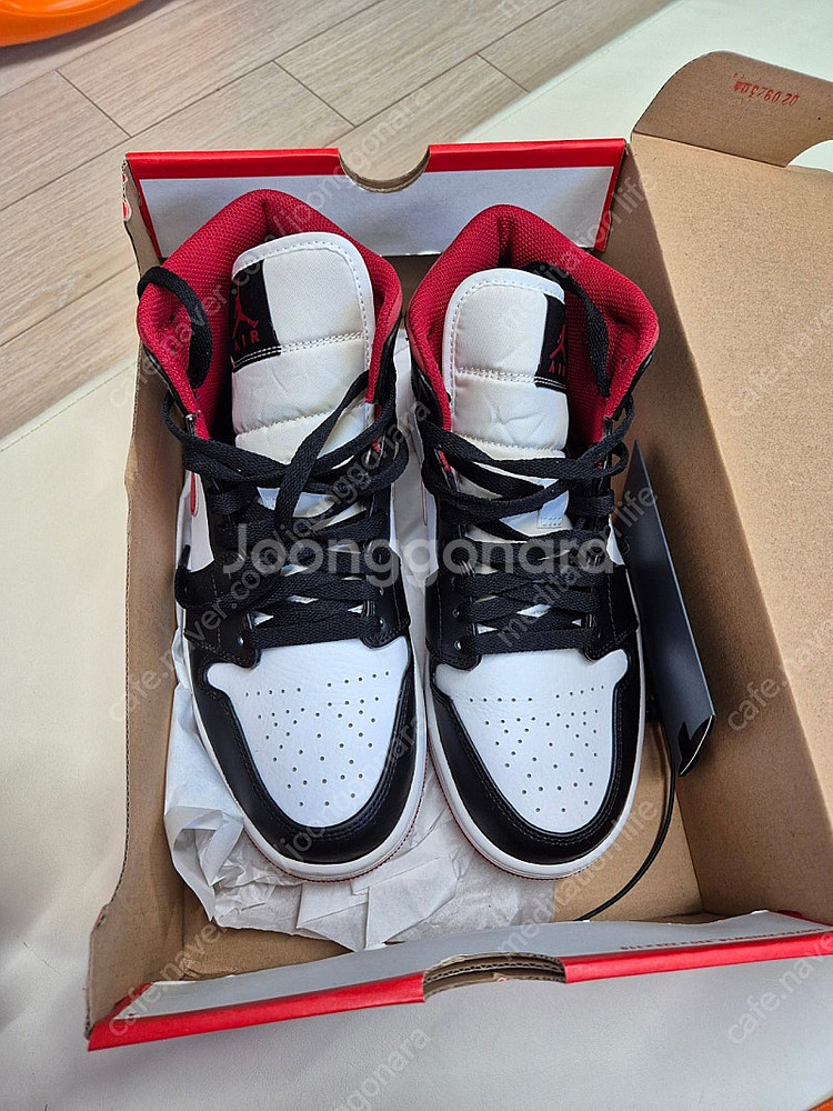 조던1 미드 짐레드 265 팝니다--2